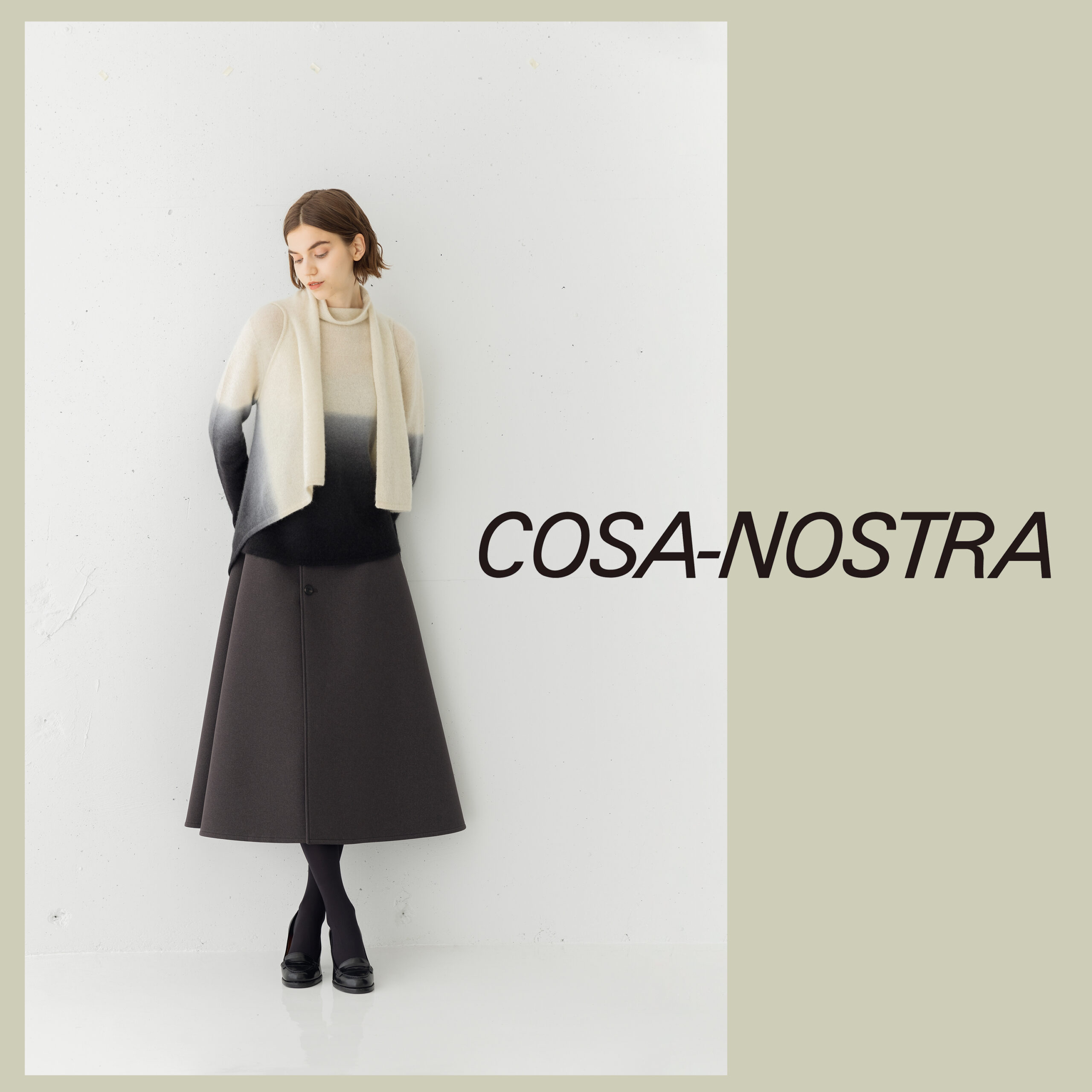 トップスカットソー　コムト　コーザノストラ COSA-NOSTRA